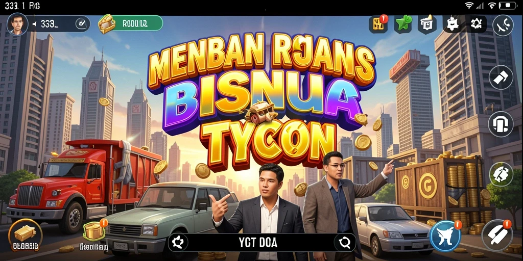 Tampilan gameplay menarik dari 33L yang menampilkan strategi bisnis.
