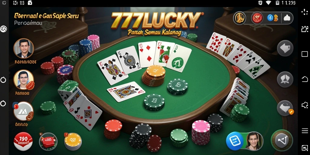 Gameplay seru Gaple dengan teman-teman di 777LUCKY.
