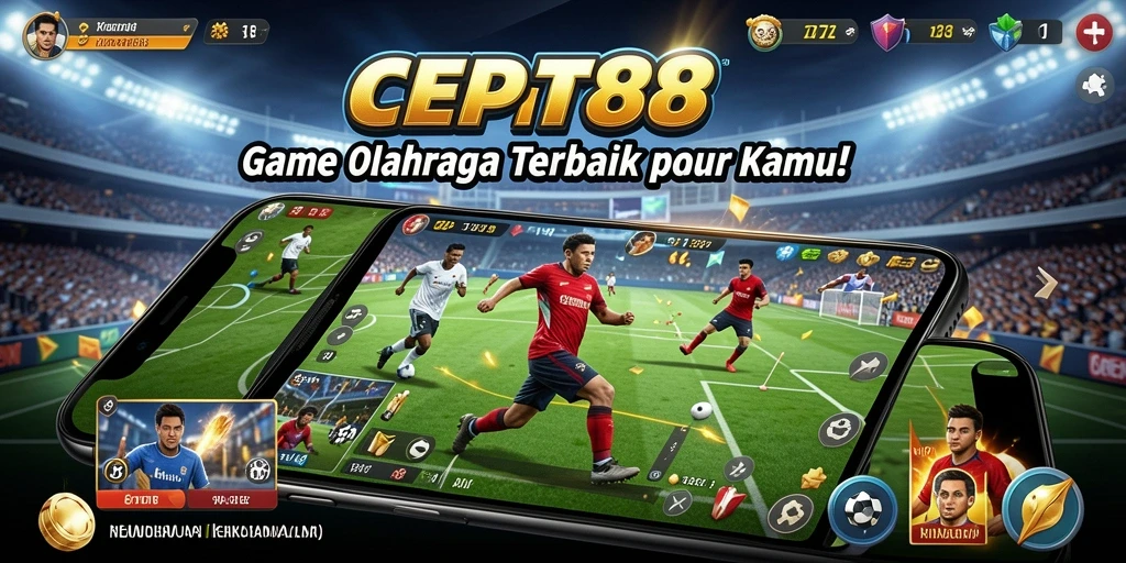 Tampilan gameplay seru dalam game olahraga CEPAT88.