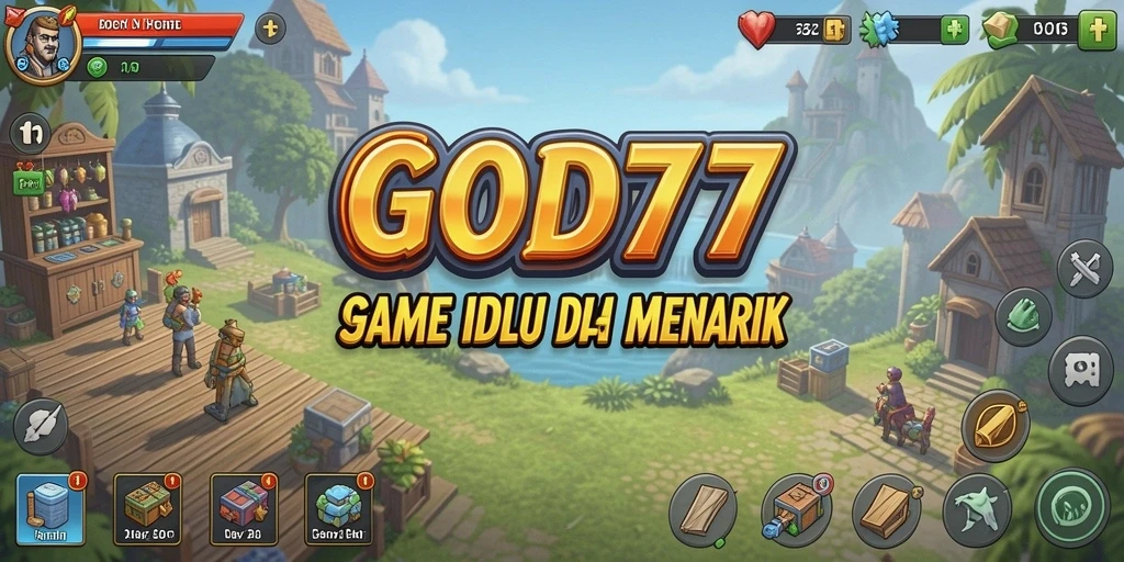 Screenshot utama GOD77 menampilkan gameplay seru dan interaktif.