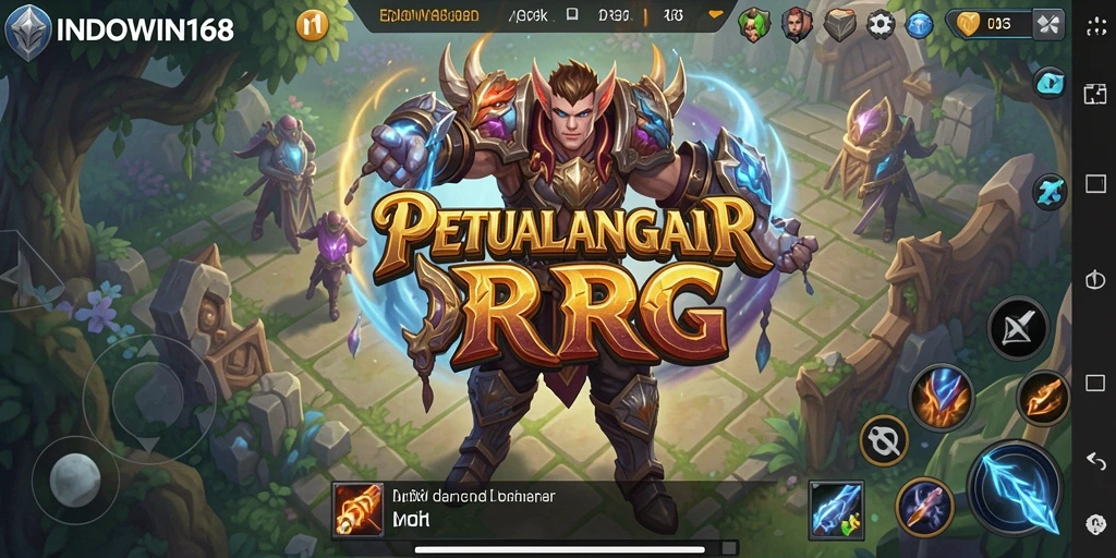 Tampilan gameplay epik dari INDOWIN168 dengan aksi RPG yang mendebarkan.