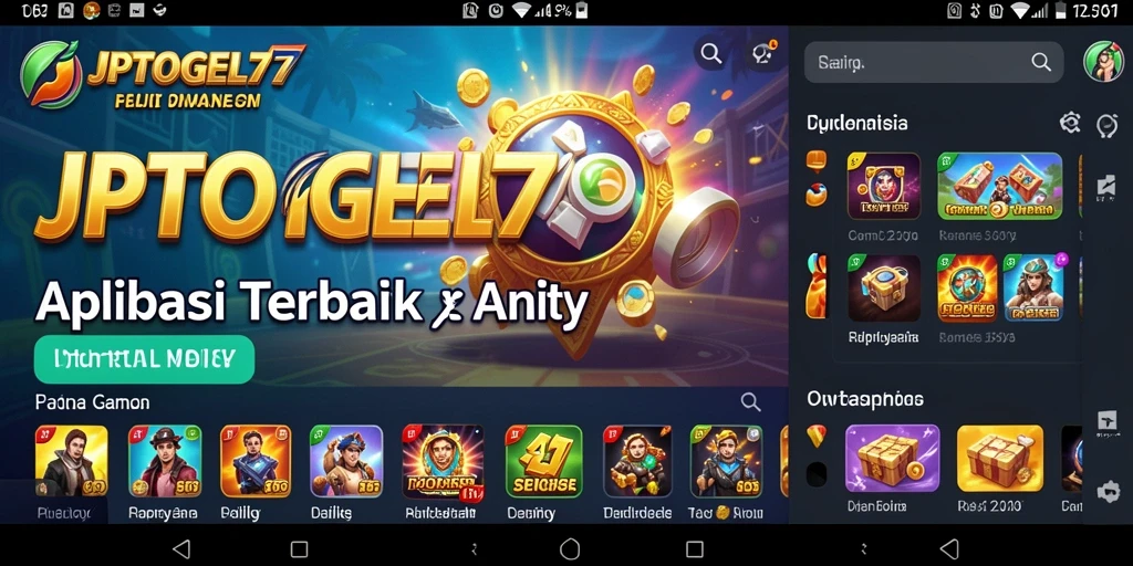 Tampilan utama JPTOGEL77 dengan berbagai fitur Utility menarik.