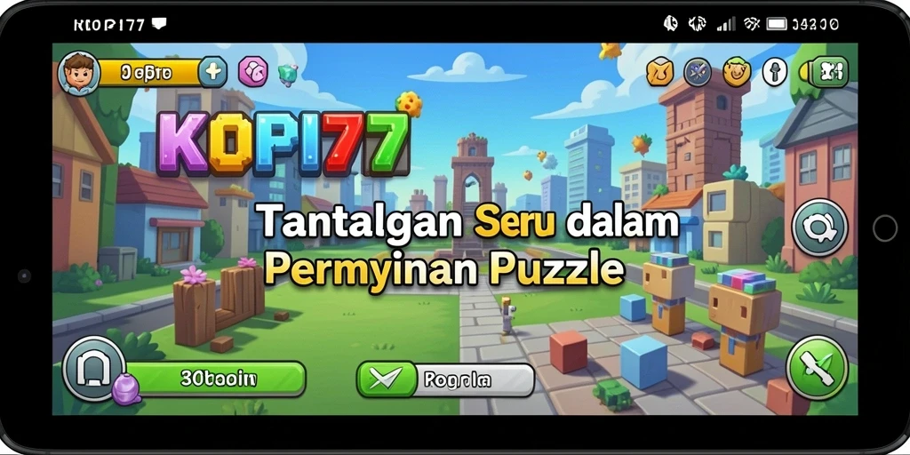 Tampilan gameplay KOPI77 yang menantang dan menarik dalam kategori Puzzle.
