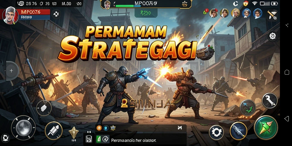 Tangkapan layar gameplay MPO76 yang menunjukkan aksi strategi intens.