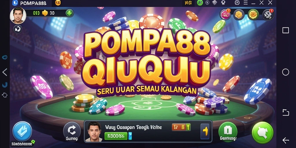 Tampilan gameplay QiuQiu di POMPA88 yang mendebarkan.