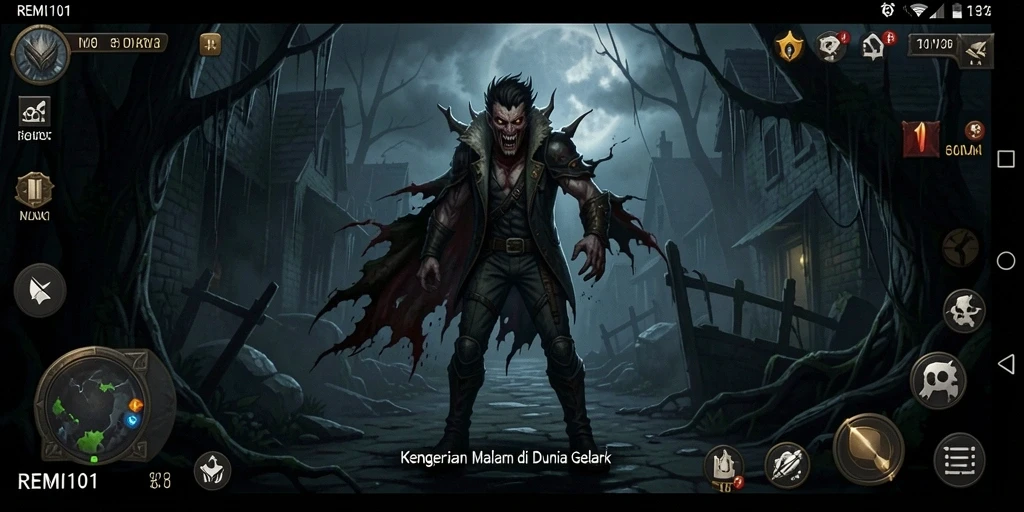 Tampilan gameplay mengerikan dari REMI101 yang menampilkan suasana penuh ketegangan.